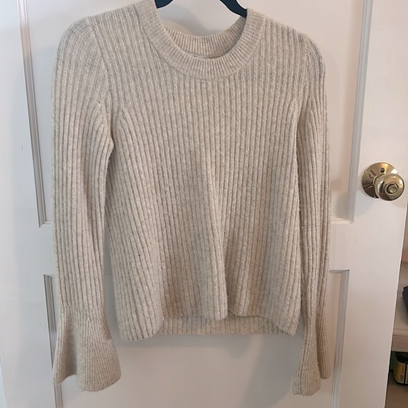 Madewell Ruffle Cuff Pullover Sweater - Picture 2 of 5